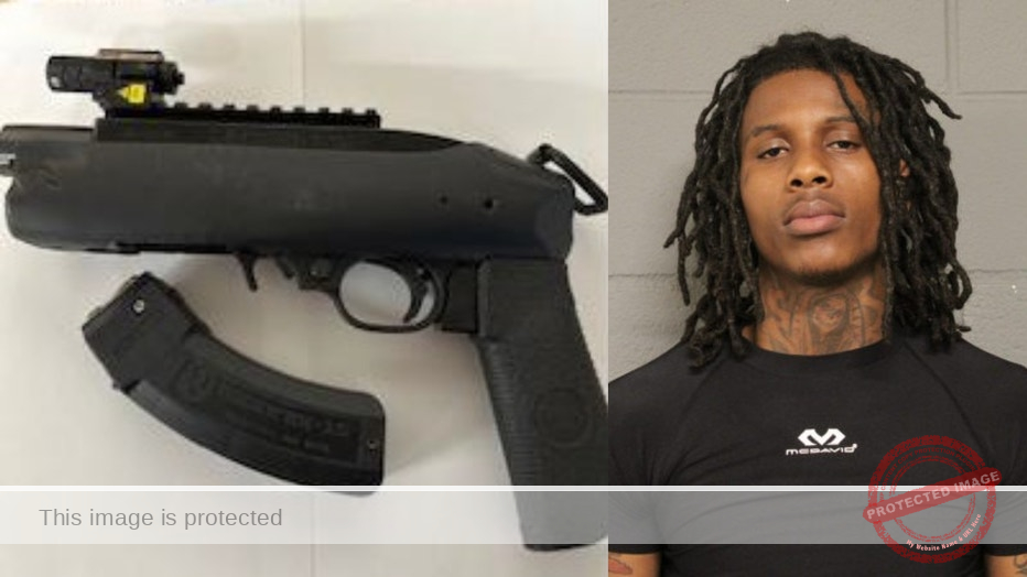 Chicago man ordered detained after sheriff’s police find pistol with laser sight