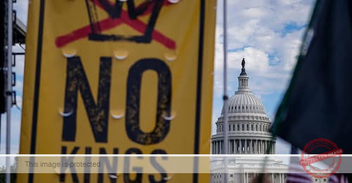 Crowds gather at anti-Trump “No Kings” rallies across the U.S., worldwide