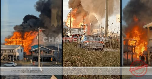 Homes Lost and Heroes On the Front Lines: A Surf City Blaze Mirrors Fear and Resolve