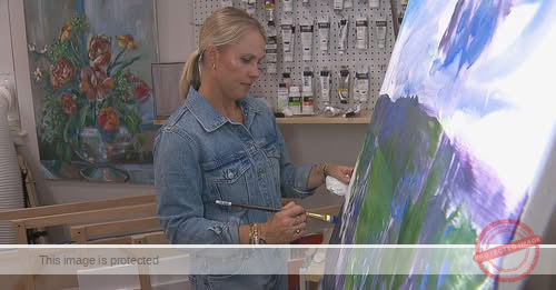 Colorado artist creates painting to benefit flood victims in Texas