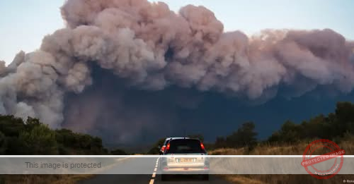 Massive Wildfire in Southern France Devastates 16,000 Hectares, One Dead and 13 Injured