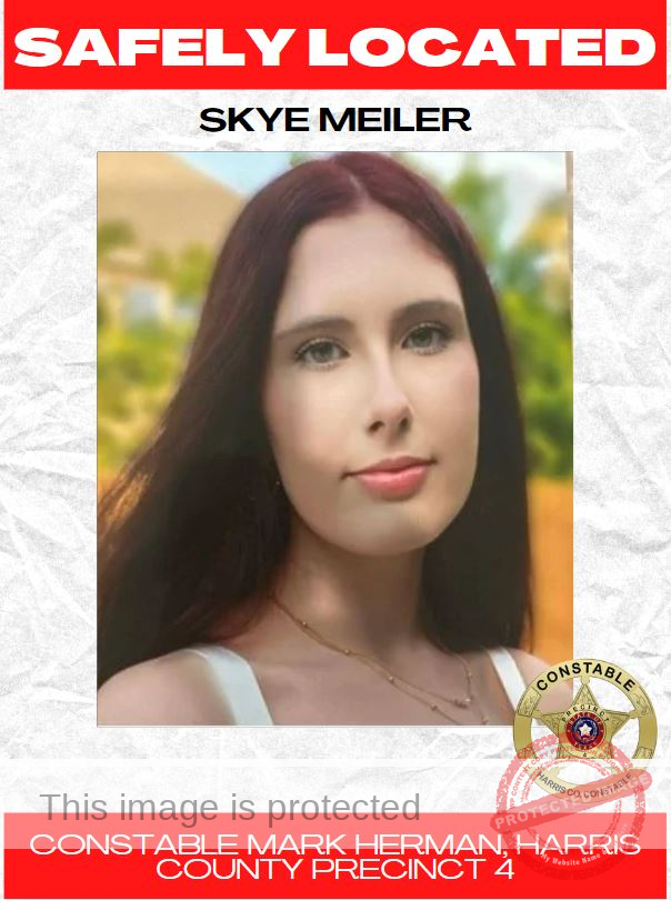 Missing 16-Year-Old Skye Meiler Safely Located in Huntsville, Texas