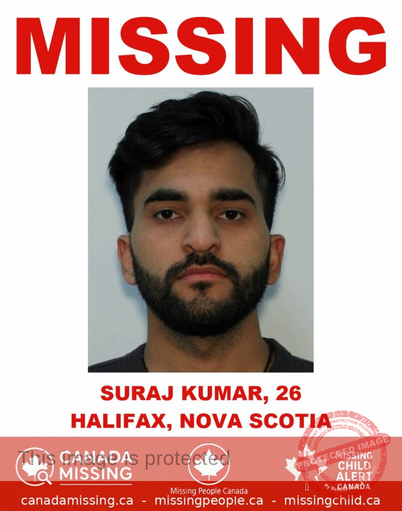 Missing Person Alert: Suraj Kumar, 26, Last Seen in Halifax