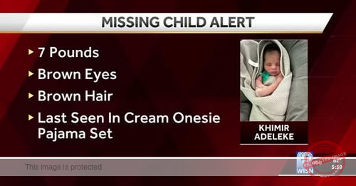 UPDATE: Missing 5-Week-Old Khimir Adeleke Found Safe