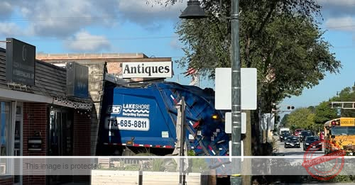 West suburban antique store to rebuild after recycling truck crashes into storefront