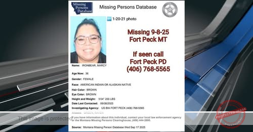 36-Year-Old Marcy Ironbear Reported Missing from Fort Peck Reservation