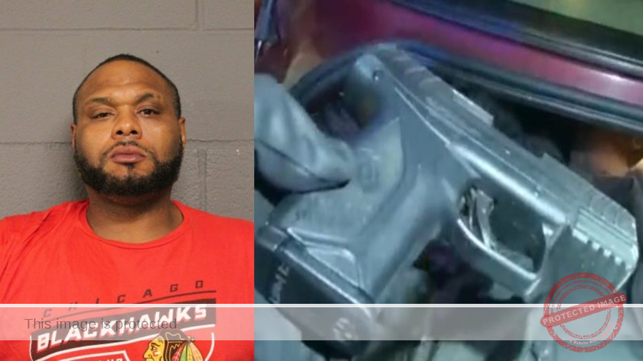 Chicago felon charged after loaded gun found during traffic stop, sheriff’s police say