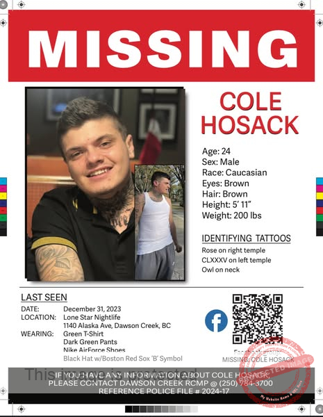Missing Since New Year’s Eve: Help Bring Cole Hosack Home
