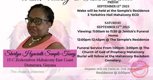 Sherlyn Hyacinth Semple-Toney Obituary: A Life of Love, Kindness, and Legacy