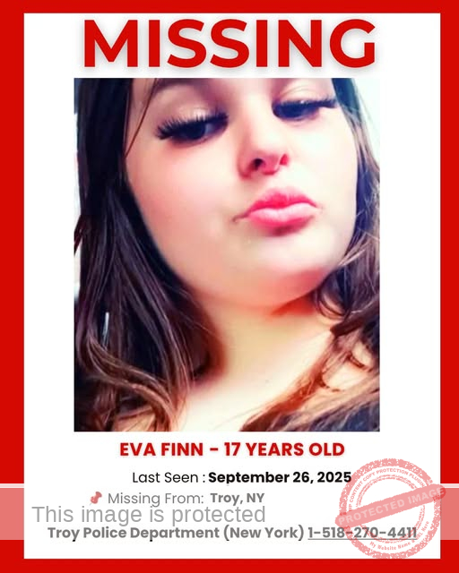 17-Year-Old Eva Finn Missing from Troy, NY Since September 26, 2025