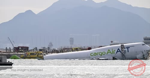 Cargo Plane Skids Off Runway at Hong Kong International Airport, Killing Two Ground Staff