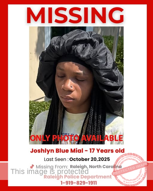 Joshlyn Blue Missing: 17-Year-Old Joshlyn Blue Mial Missing from Raleigh Since October 20