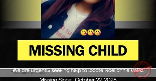 Missing 15-Year-Old Noeliannie Velez Last Seen in Poughkeepsie, NY – Urgent Appeal for Information