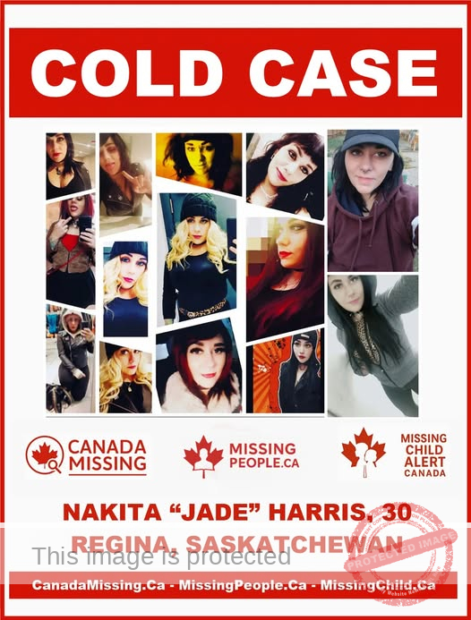 Nakita “Jade” Harris, 30, Still Missing in Regina, SK – Authorities Seek Public’s Help