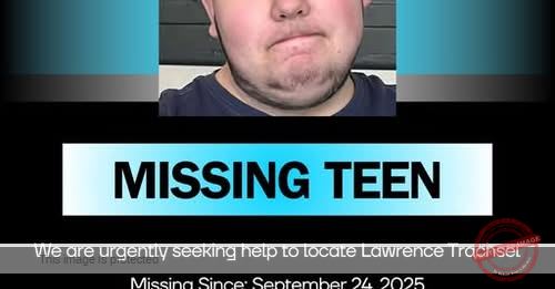 Seventeen-Year-Old Lawrence Trachsel Missing in Charlotte, North Carolina – Last Seen on September 24, 2025