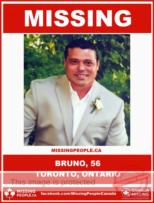 Toronto Police Seek Public Help to Find Missing 56-Year-Old Bruno