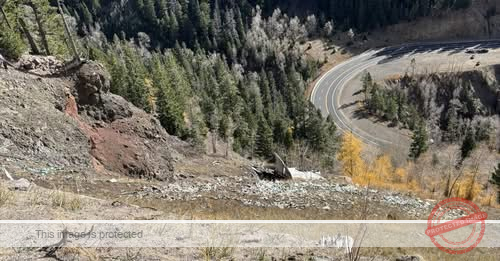 Semi-truck driver dies after going off side of Colorado mountain