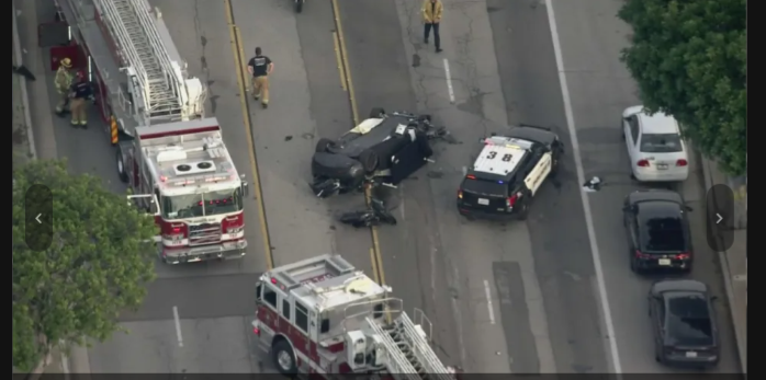 Ryan Mark Larson Killed After Tesla Rollover in High-Speed, Seven-Car Crash in Huntington Beach